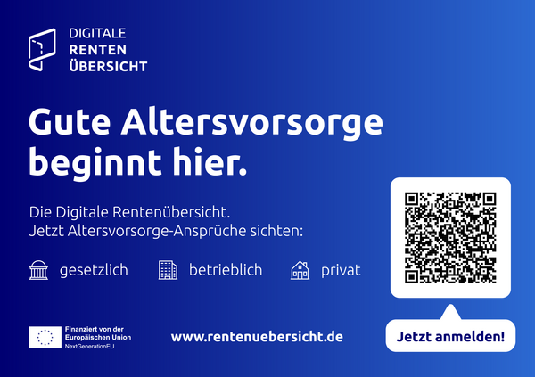 Bild vergr&ouml;&szlig;ern: Digitale Rentenübersicht
